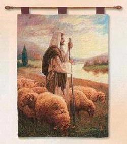 Good Shepherd Tapestry Wall Hanging